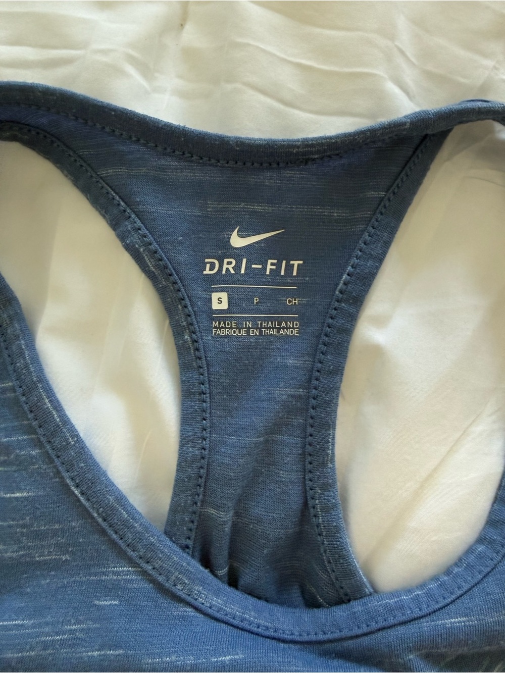 Nike Dri-Fit Blue Racerback Tank Top - Picture 7 of 7